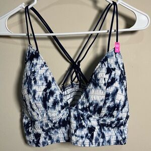 PINK Victoria's Secret Tie-Dye Smocked Bralette